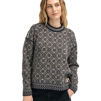 Dale of Norway - Bjorøy Women's Sweater - Mountain stone/Marine/Sand