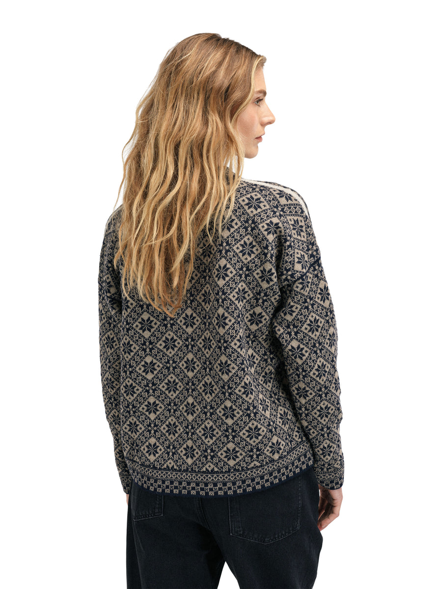 Dale of Norway - Bjorøy Women's Sweater - Mountain stone/Marine/Sand