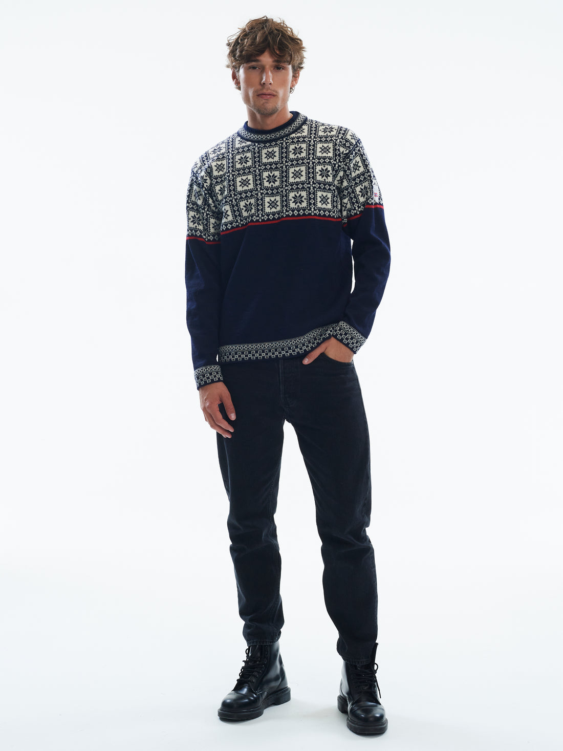 Dale of Norway - Tyssoy Men's Sweater - Navy