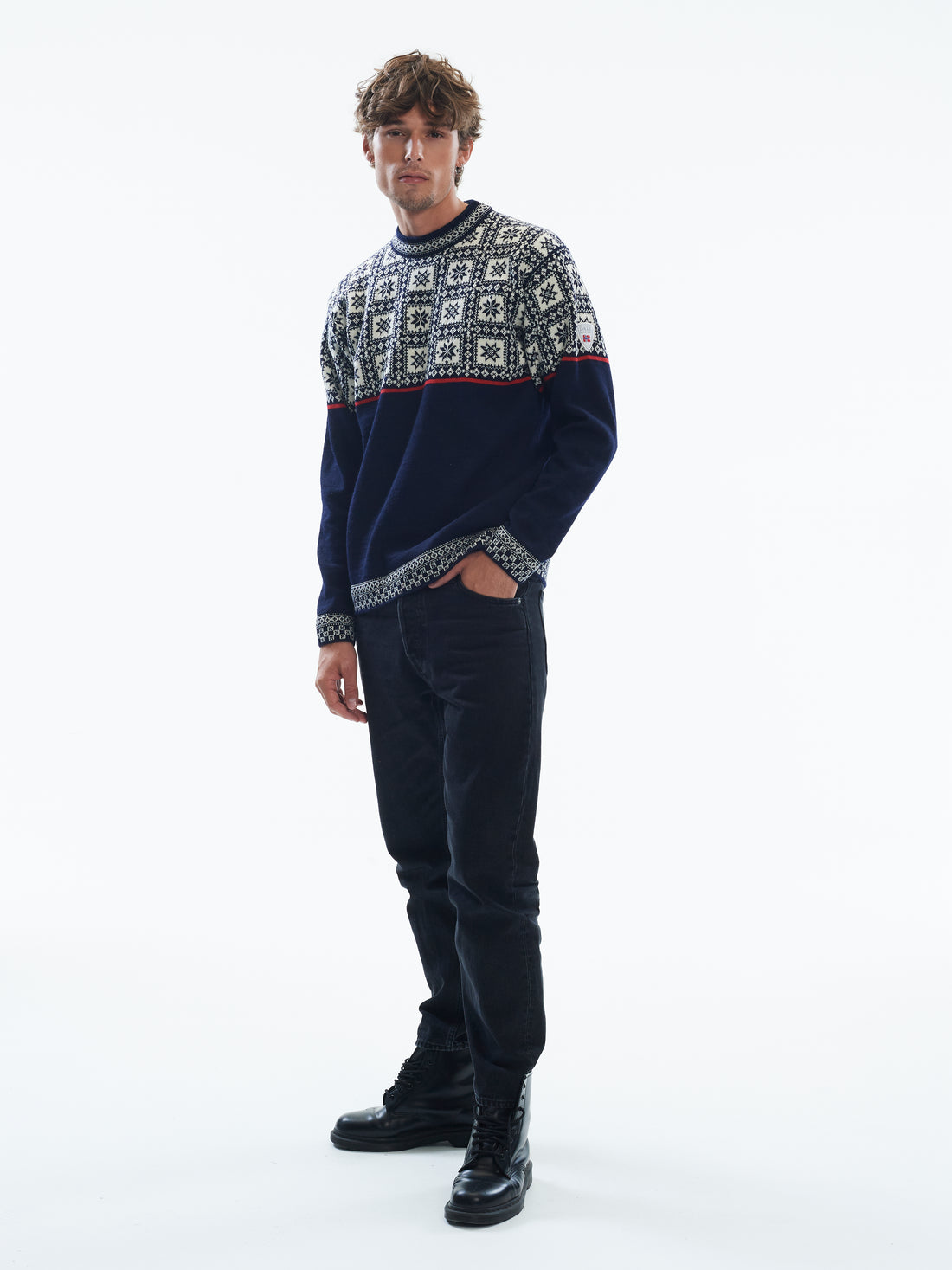 Dale of Norway - Tyssoy Men's Sweater - Navy