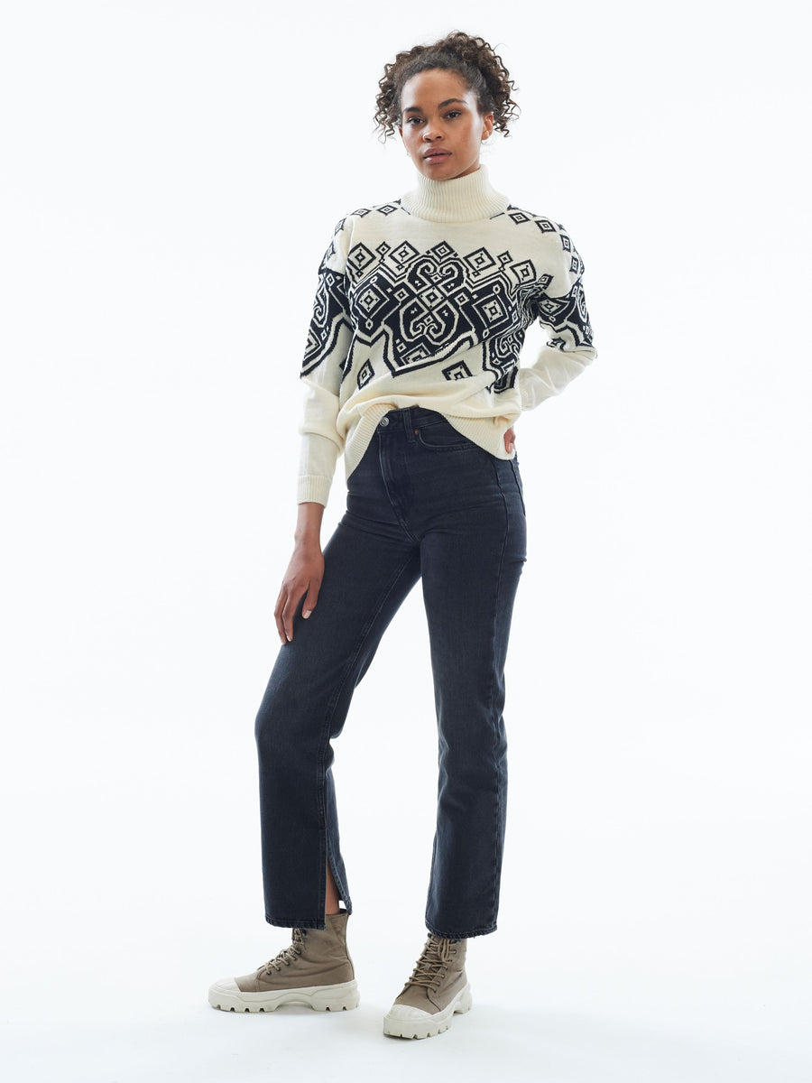 Dale of Norway - Falun Heron Women's Sweater - Off White