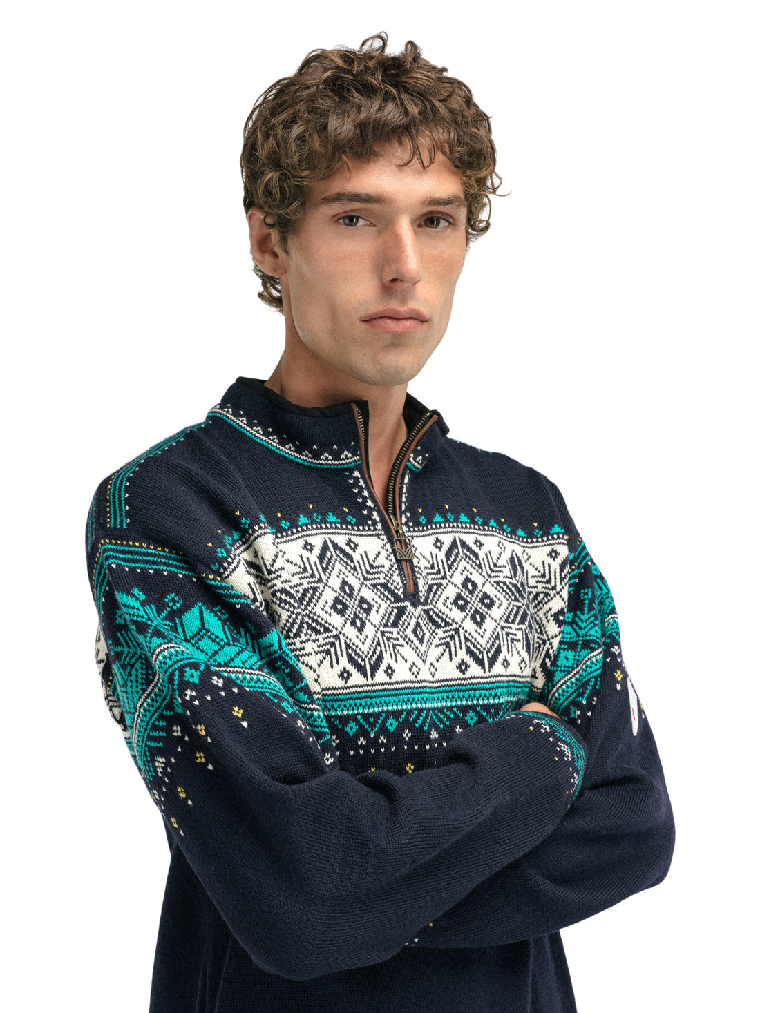Dale of Norway - Blyfjell Unisex Sweater - Navy Peacock