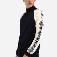 Dale of Norway - Geilo Men's Sweater - Black & Off-White