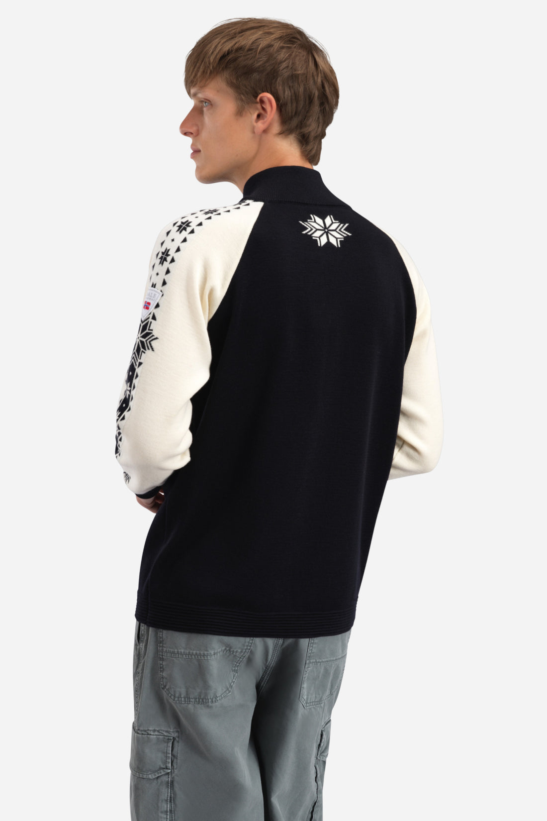 Dale of Norway - Geilo Men's Sweater - Black & Off-White