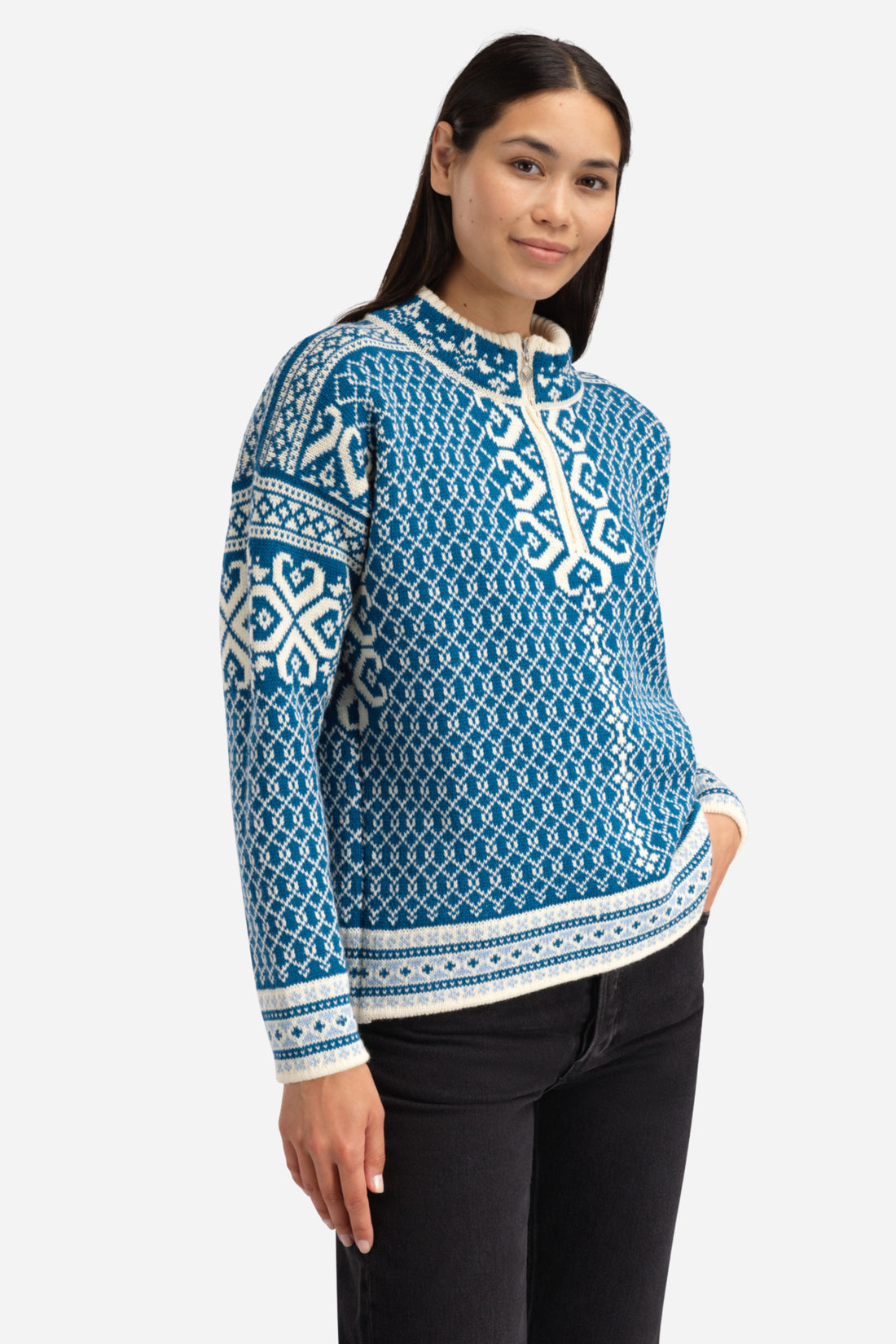 Dale of Norway - Leknes Women's Sweater - Electric Storm