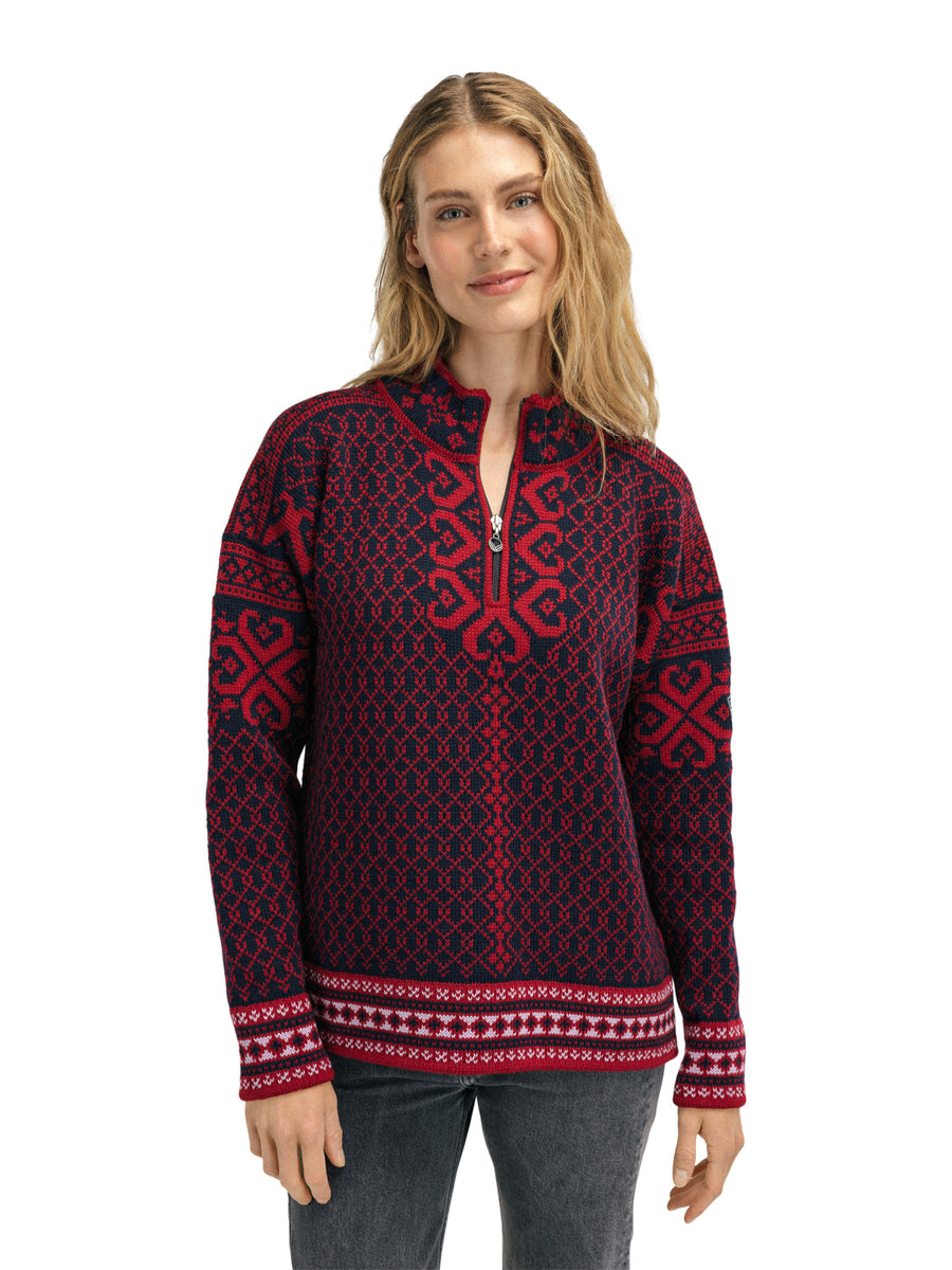 Dale of Norway - Leknes Women's Sweater - Redrose