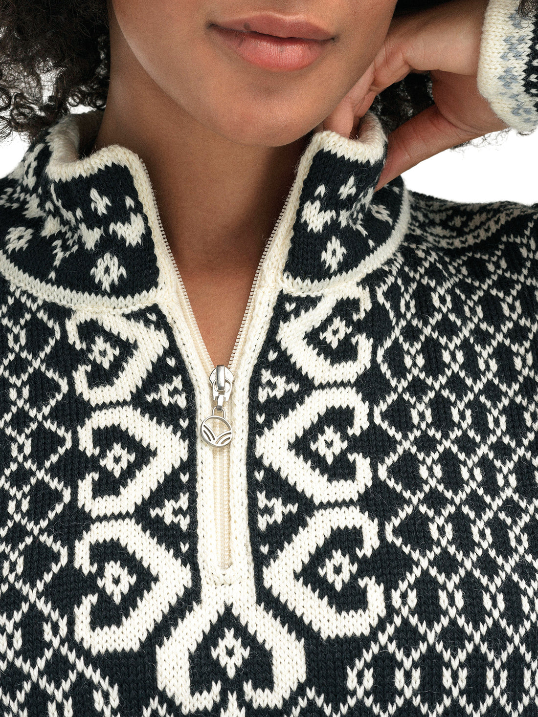 Dale of Norway - Leknes Women's Sweater - Offwhite Metal