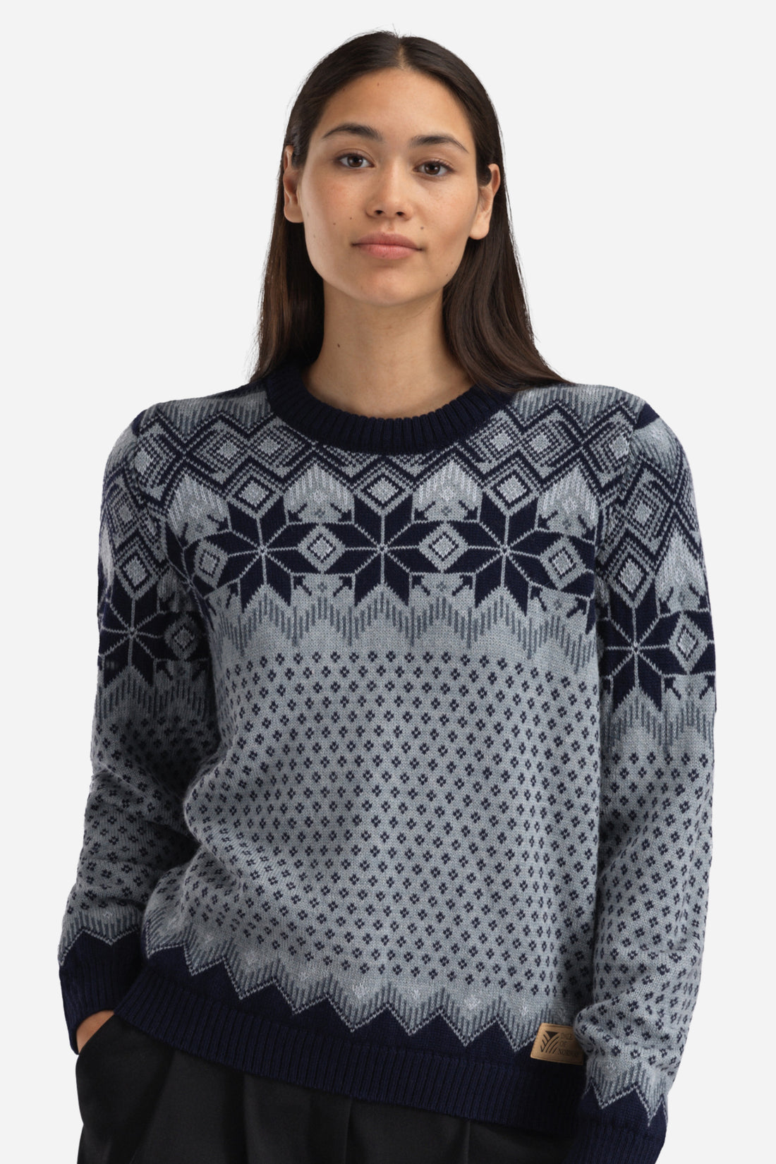Dale of Norway - Vilja Women's Sweater - Mid Blue