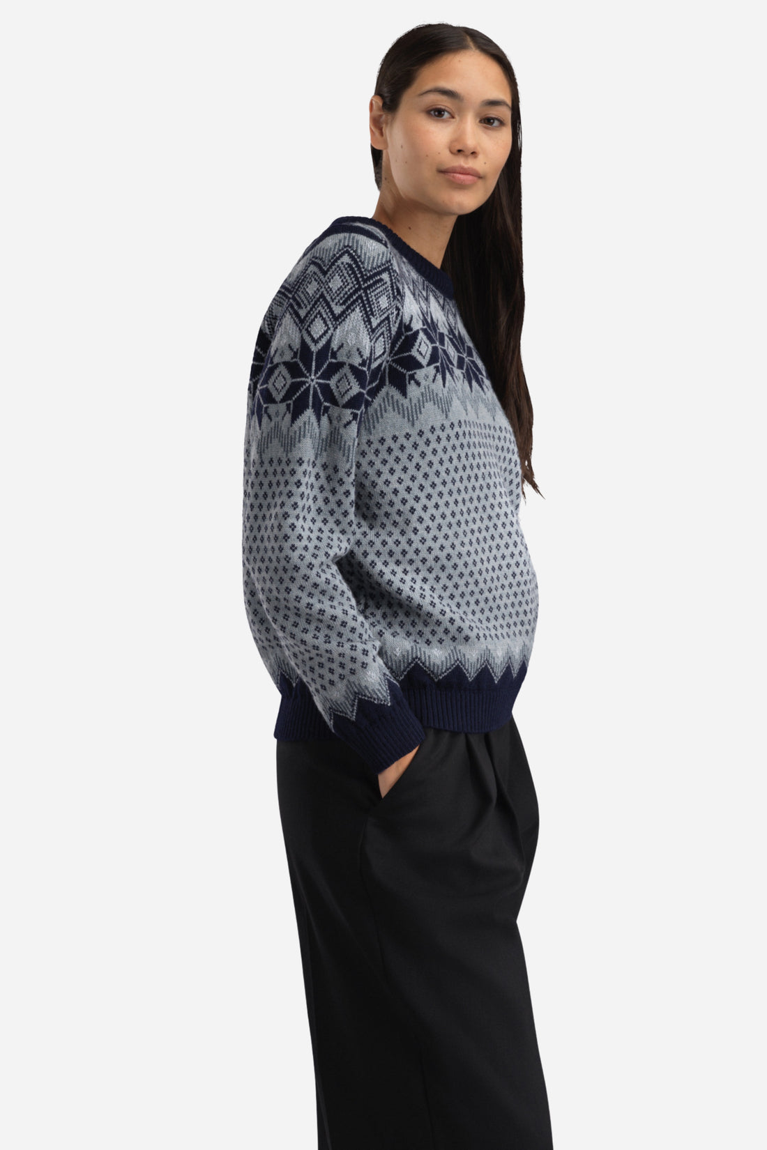 Dale of Norway - Vilja Women's Sweater - Mid Blue