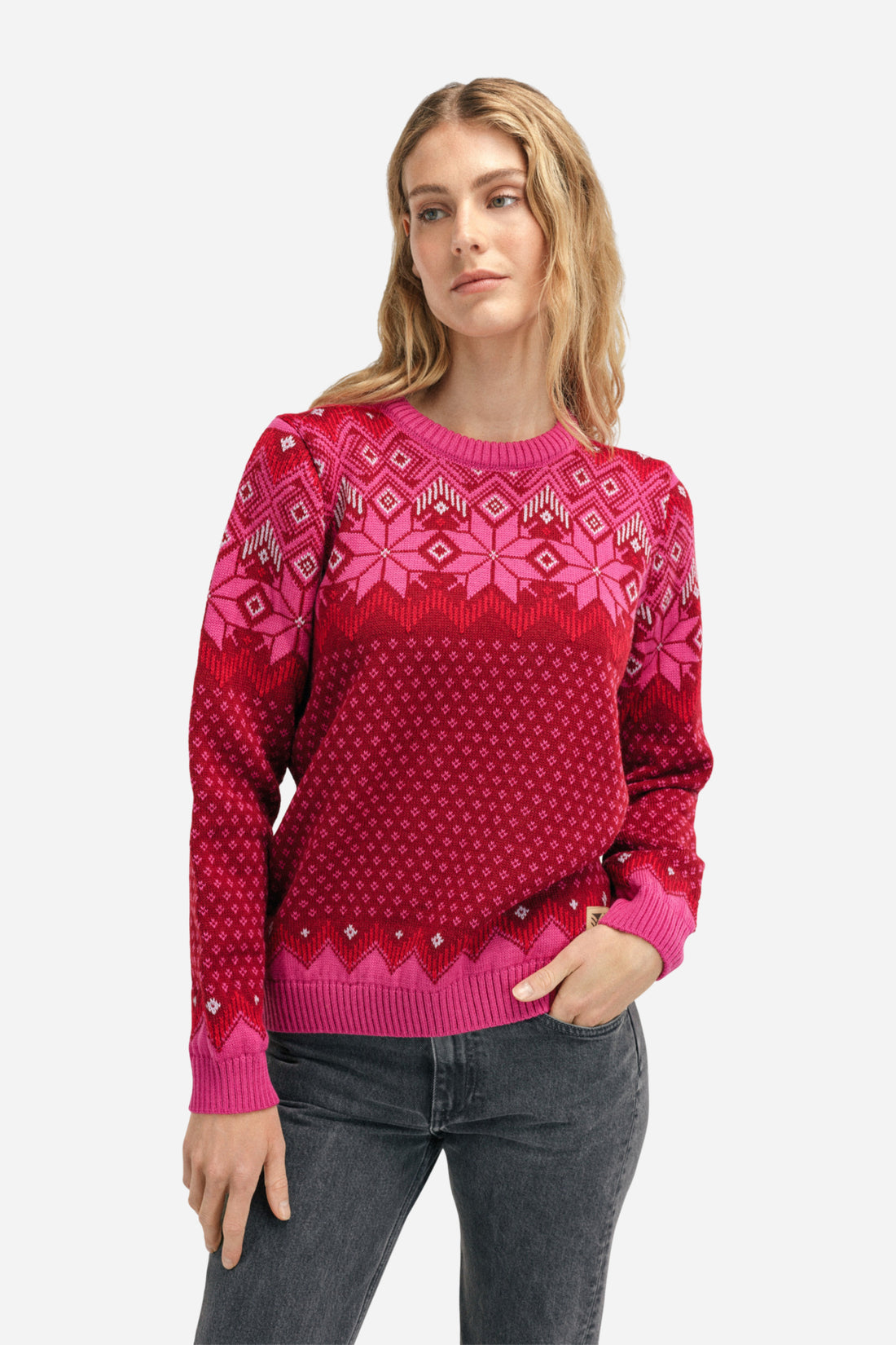 Dale of Norway - Vilja Women's Sweater - Raspberry