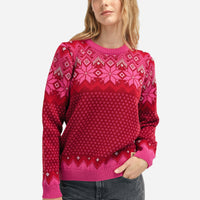 Dale of Norway - Vilja Women's Sweater - Raspberry