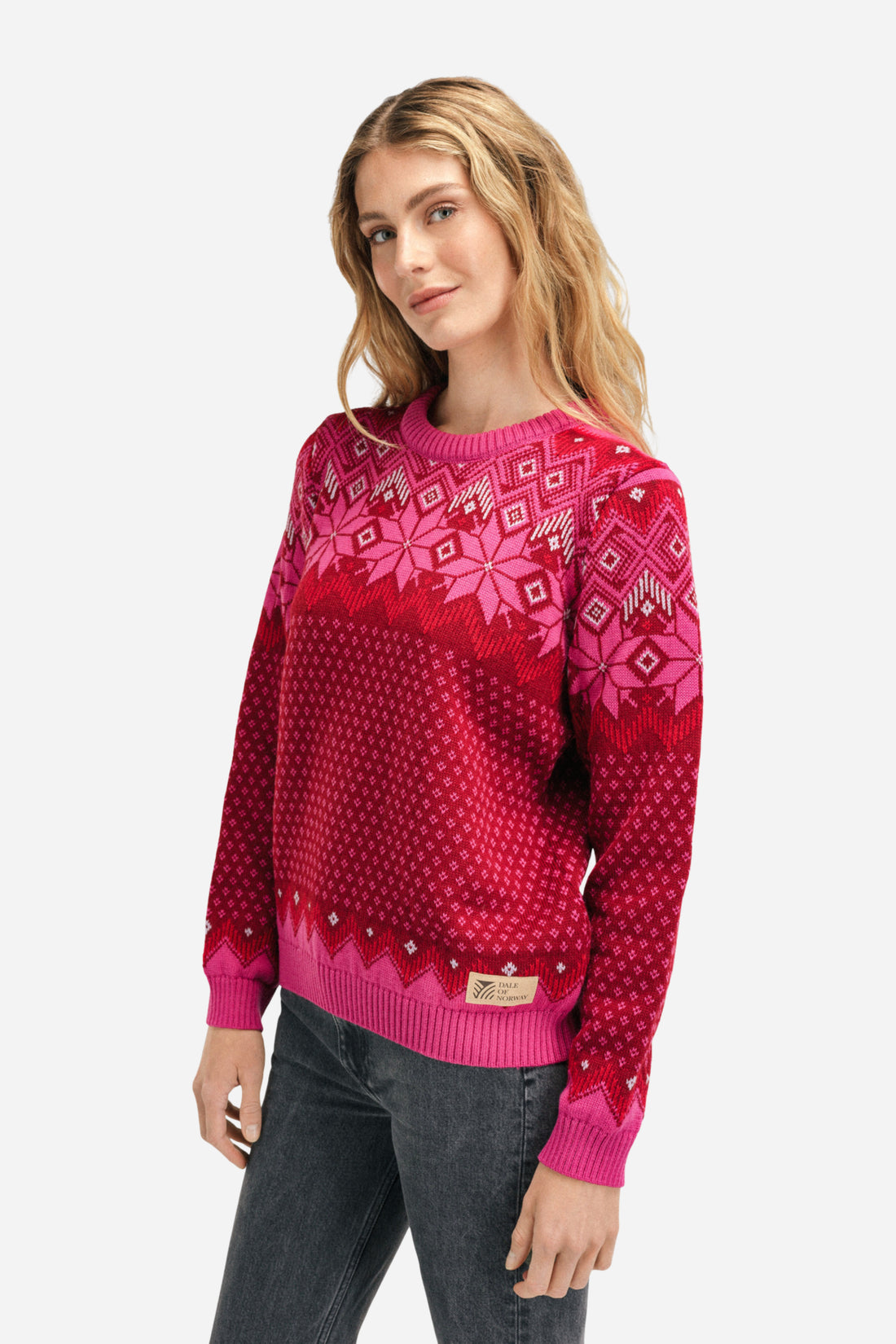 Dale of Norway - Vilja Women's Sweater - Raspberry