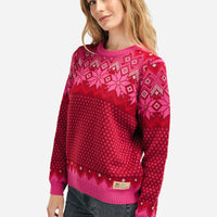 Dale of Norway - Vilja Women's Sweater - Raspberry