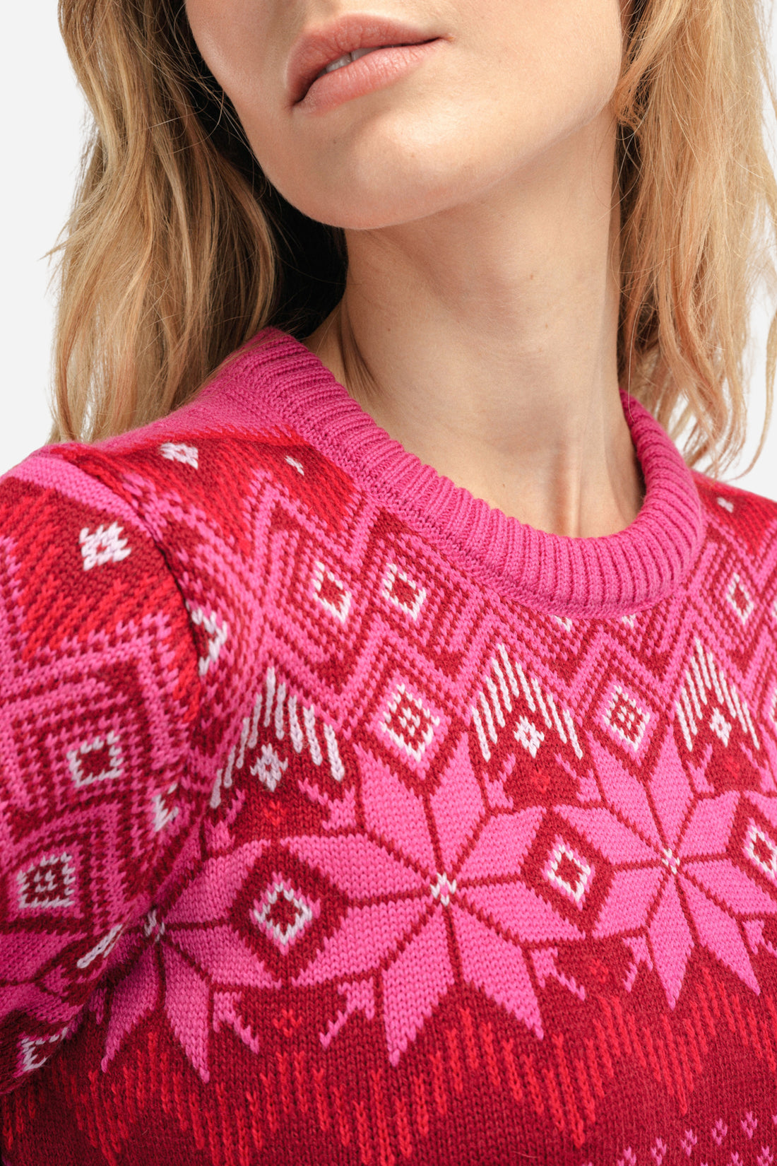 Dale of Norway - Vilja Women's Sweater - Raspberry