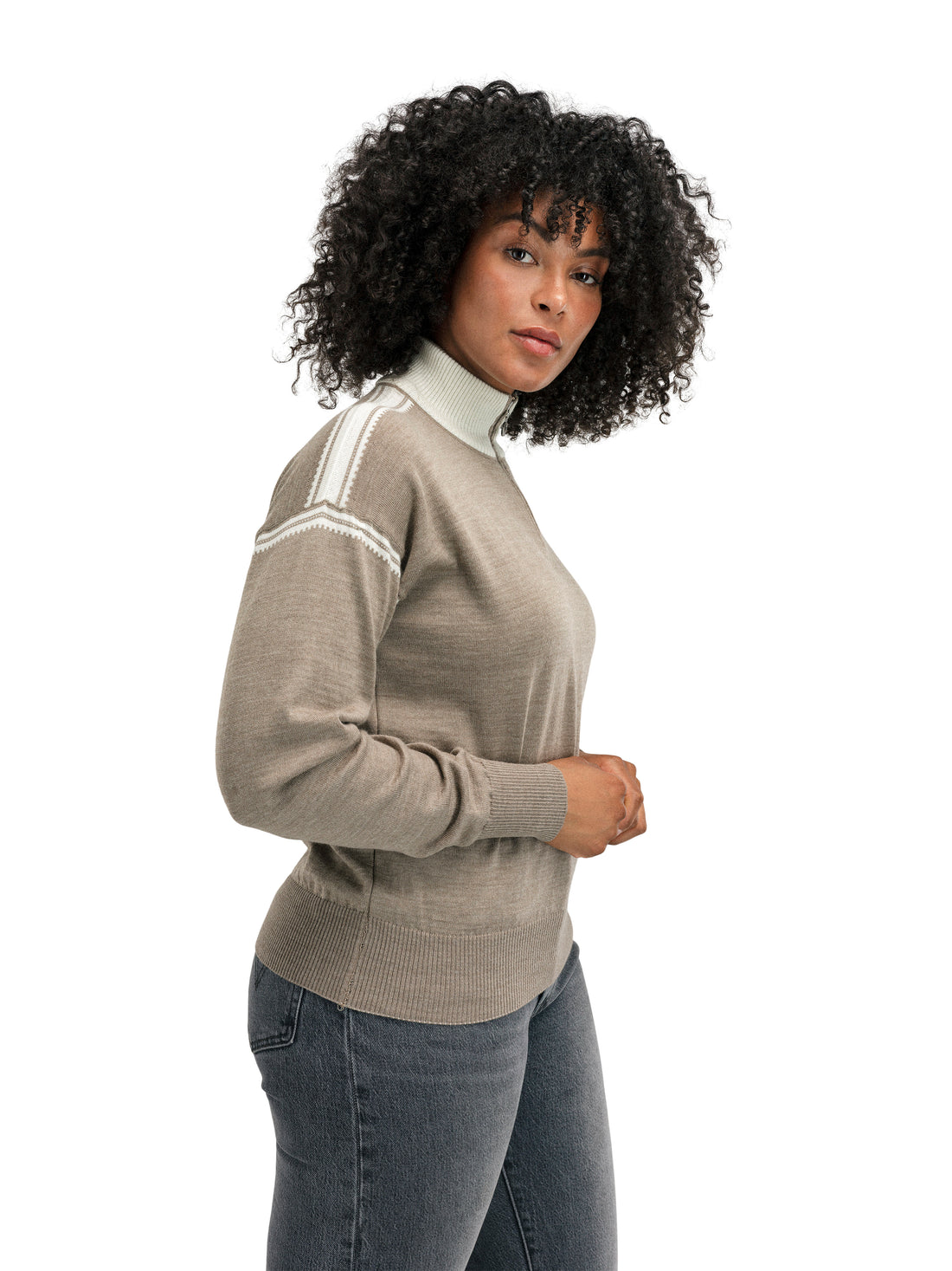 Dale of Norway - Sandvik Feminine Sweater - Brown