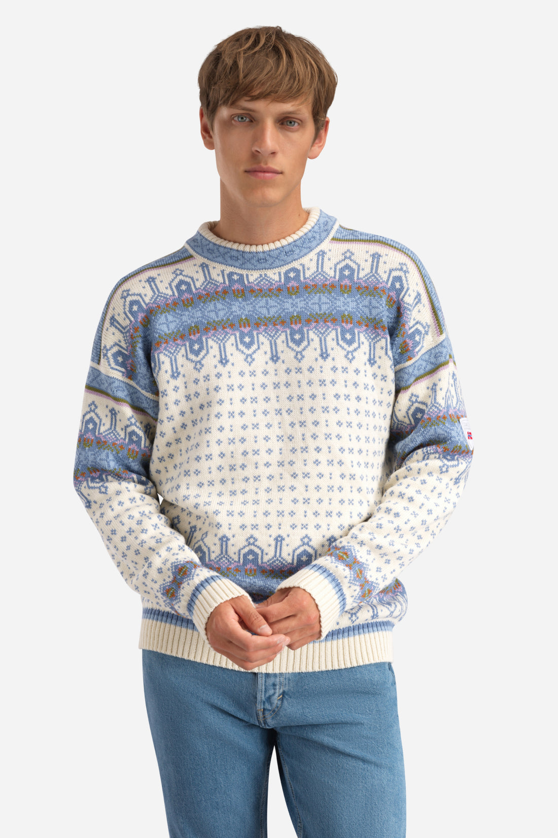 Dale of Norway - Albertville Men's Sweater - Blue Shadow