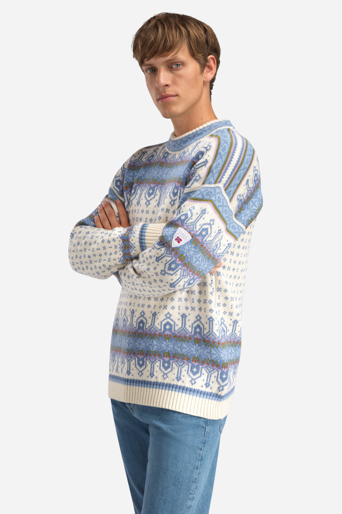 Dale of Norway - Albertville Men's Sweater - Blue Shadow
