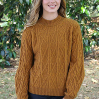 Possum - Cable Sweater - Gold