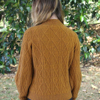 Possum - Cable Sweater - Gold