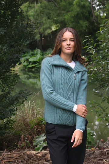 Possum - Cable Jacket - Sage