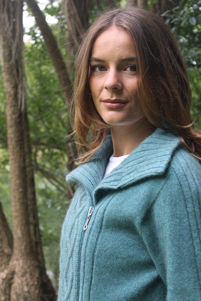 Possum - Cable Jacket - Sage