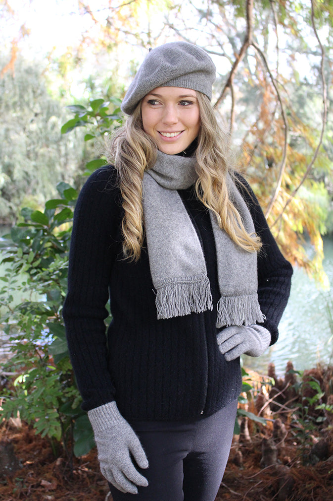 Possum - Tubular Scarf - Silver