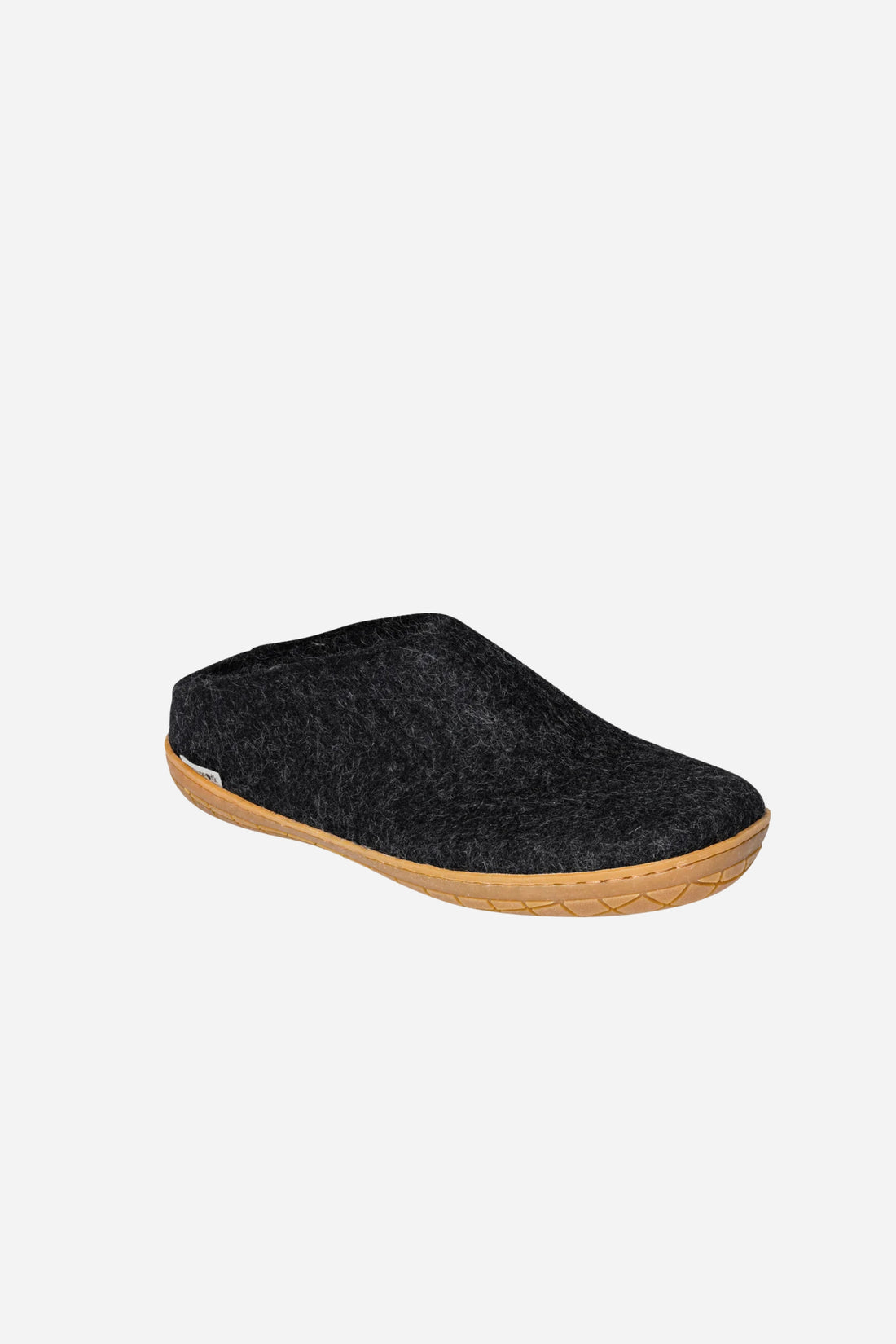 Glerups Unisex Slippers - Rubber Soles - Charcoal