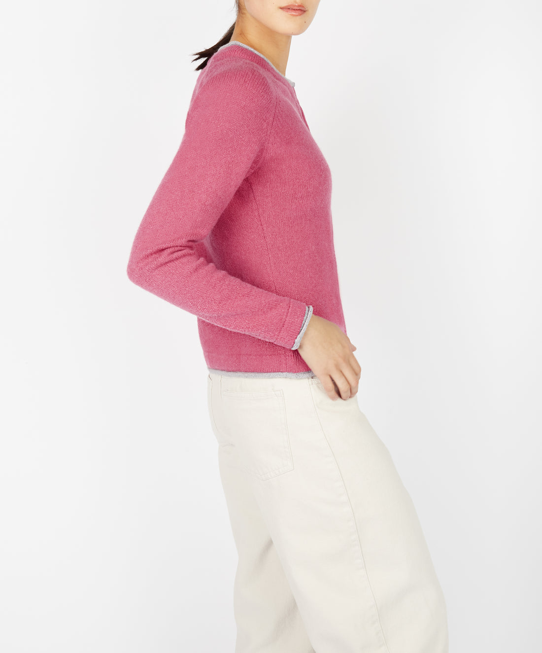 Irish - Killiney Cardigan - Rose Pink