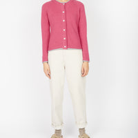 Irish - Killiney Cardigan - Rose Pink