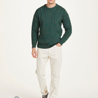 Aran - Traditional Sweater - Green