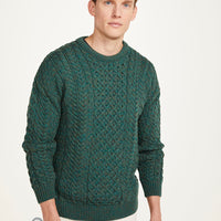 Aran - Traditional Sweater - Green