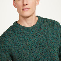 Aran - Traditional Sweater - Green