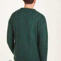 Aran - Traditional Sweater - Green