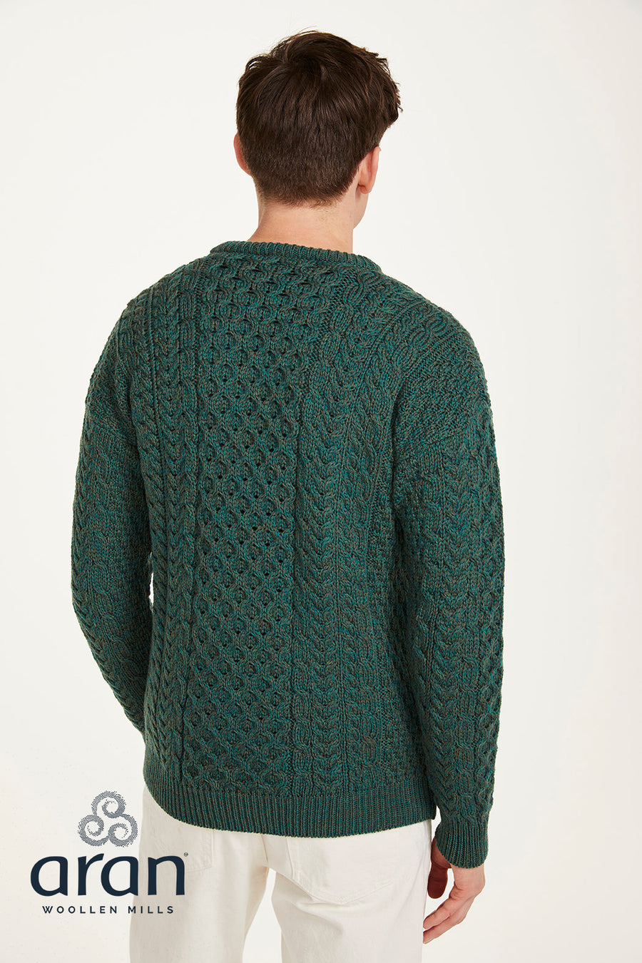 Aran - Traditional Sweater - Green