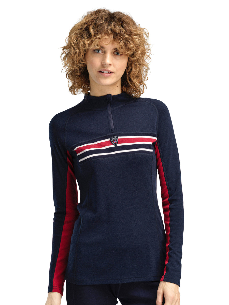 Dale of Norway - Aksla Women's Baselayer - Navy/Red