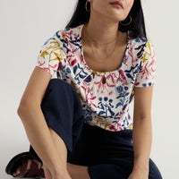 Appletree T-shirt - Inky Botanical