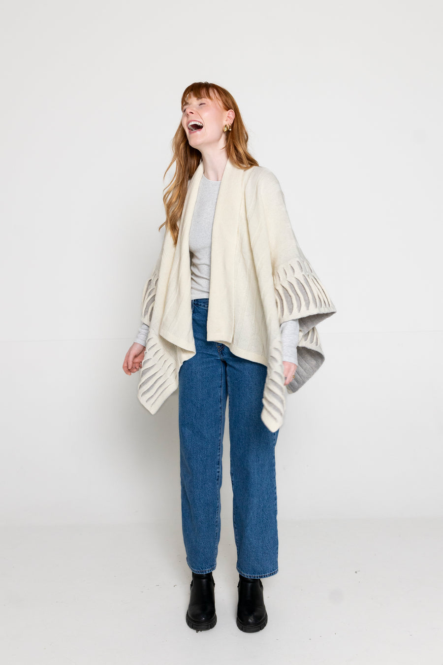 Atlantic Wrap Cardigan - Cream