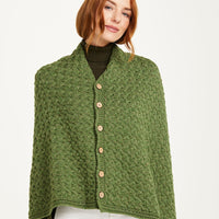  Poncho aran knit