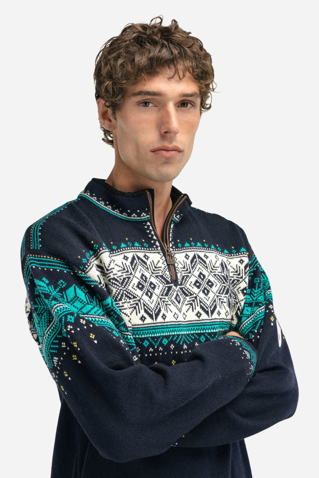 Dale of Norway - Blyfjell Unisex Sweater - Peacock