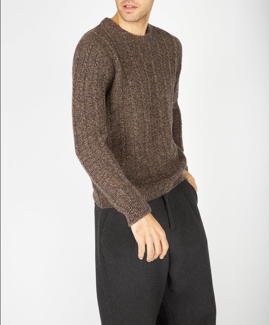 Irish - Sudbury Crew Neck Sweater - Shadow