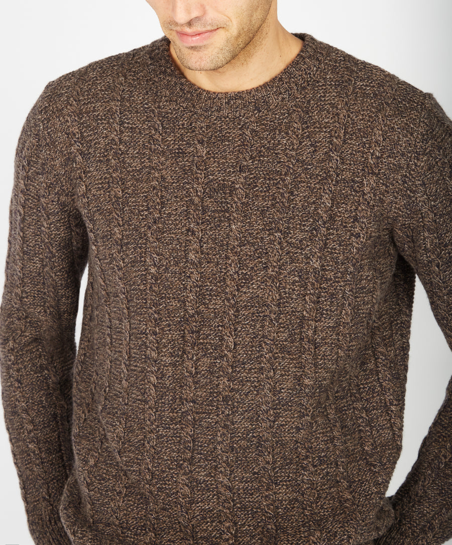 Irish - Sudbury Crew Neck Sweater - Shadow