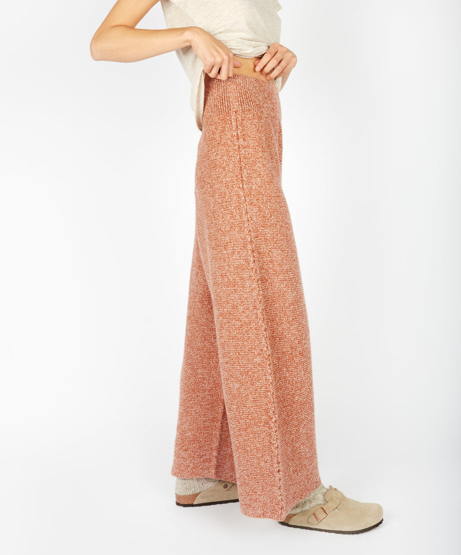 Irish - Kestrel Cropped Trousers - Cedar Marl