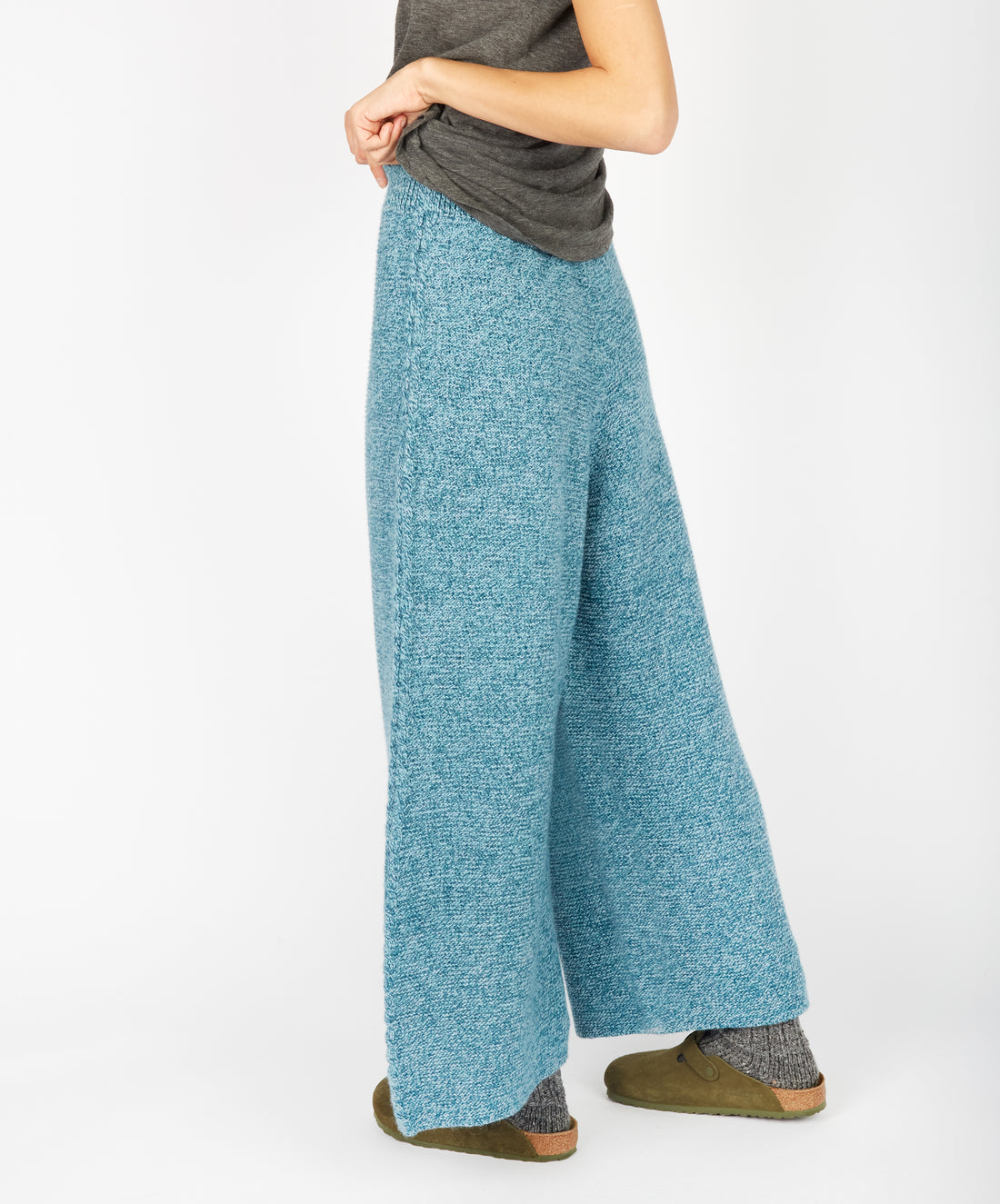 Irish - Kestrel Cropped Trousers - Larimar