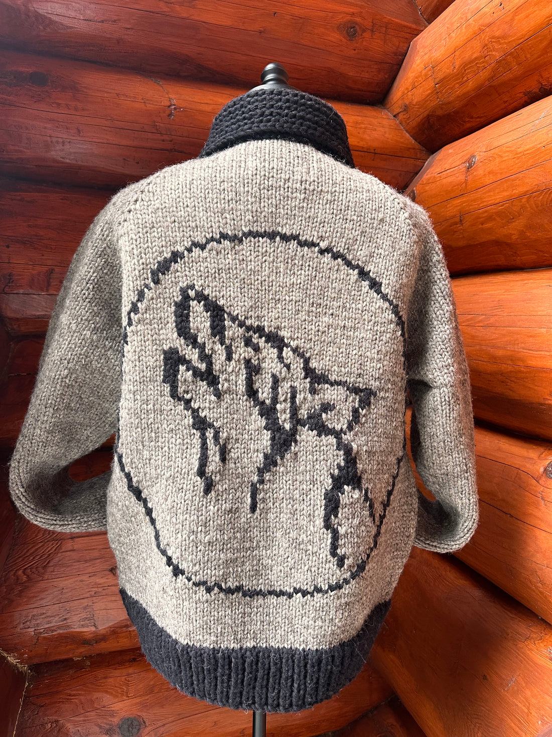 Canadian Knit Sweater - Wolf