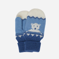 Children's Polar Mittens - Blue