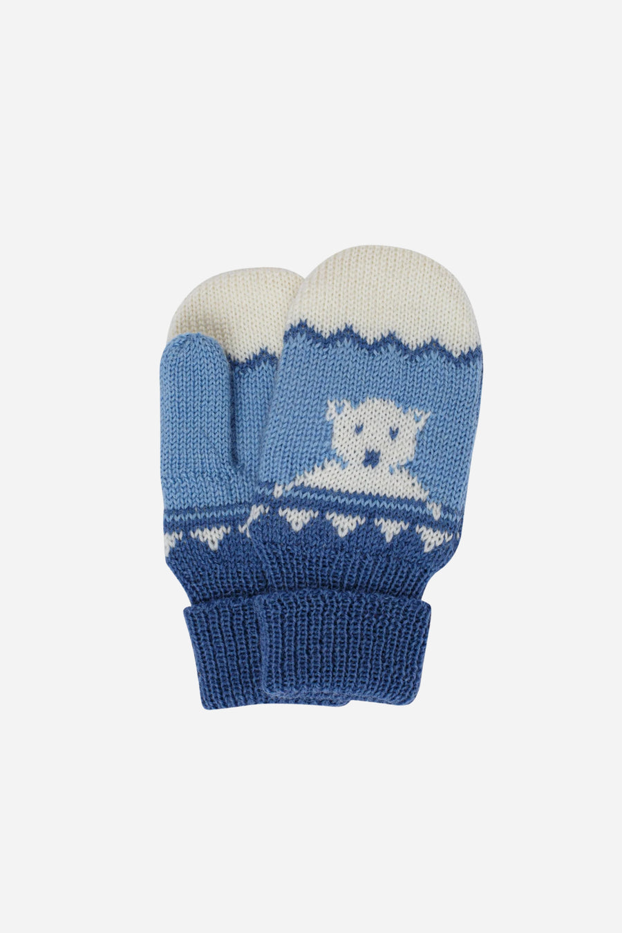 Children's Polar Mittens - Blue