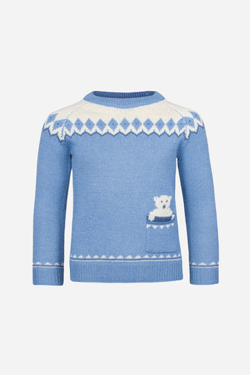 Norlender - Children's Polar Sweater - Blue