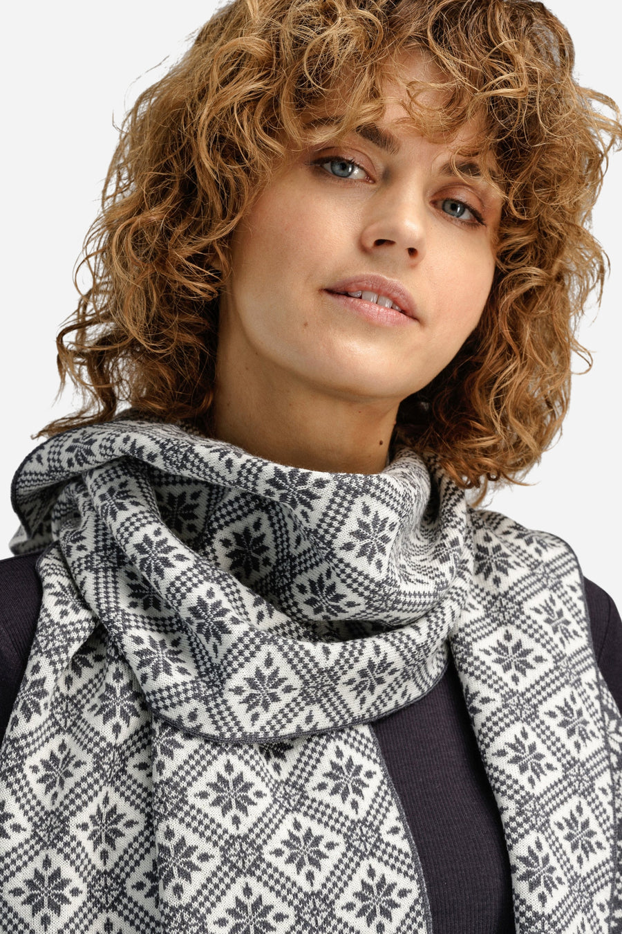 Dale of Norway - Christiania Scarf - Grey