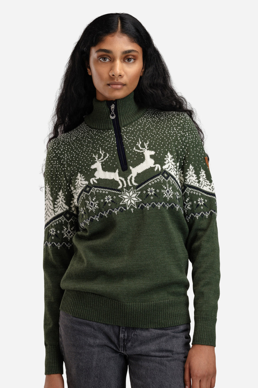 Dale of Norway - Christmas Women's Sweater - Loden