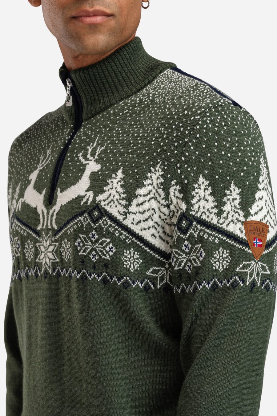 Dale of Norway - Christmas Men's Sweater - Loden